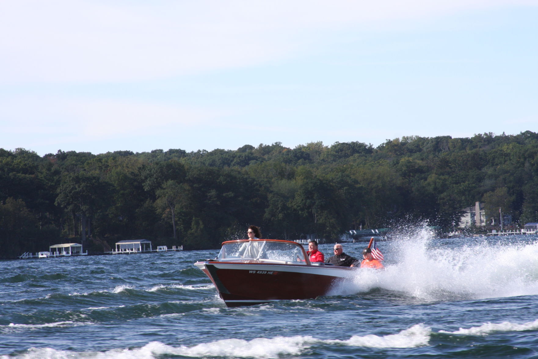 Streblow wooden boat